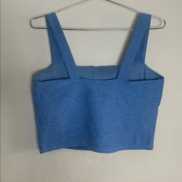 Vuori Elevation Square Neck Tank Top Heathered Blue Size Large - Picture 6 of 7